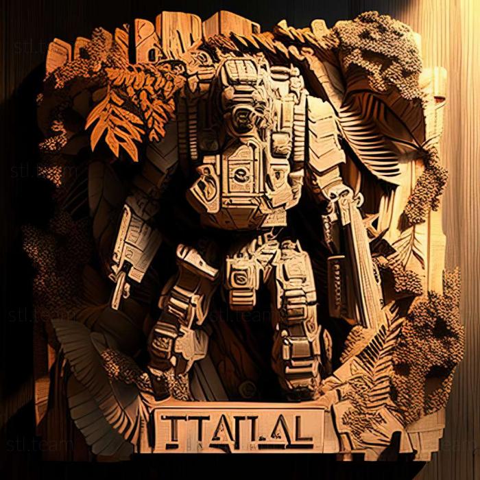 3D model Titanfall 2 game (STL)